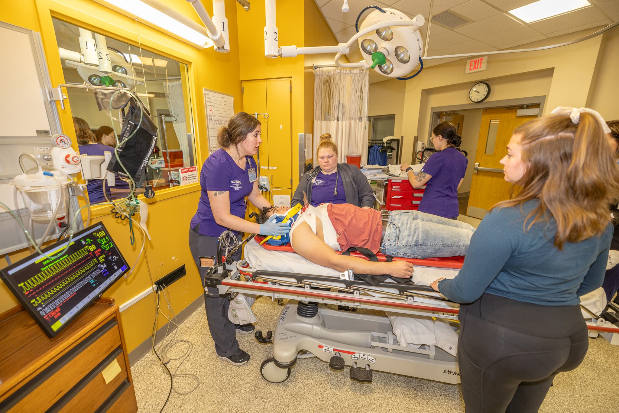Riverland students in a healthcare or helping field
