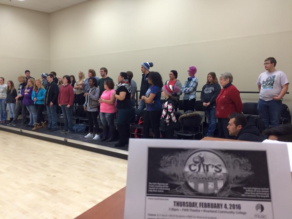 Frequency with students during vocal percussion workshop
