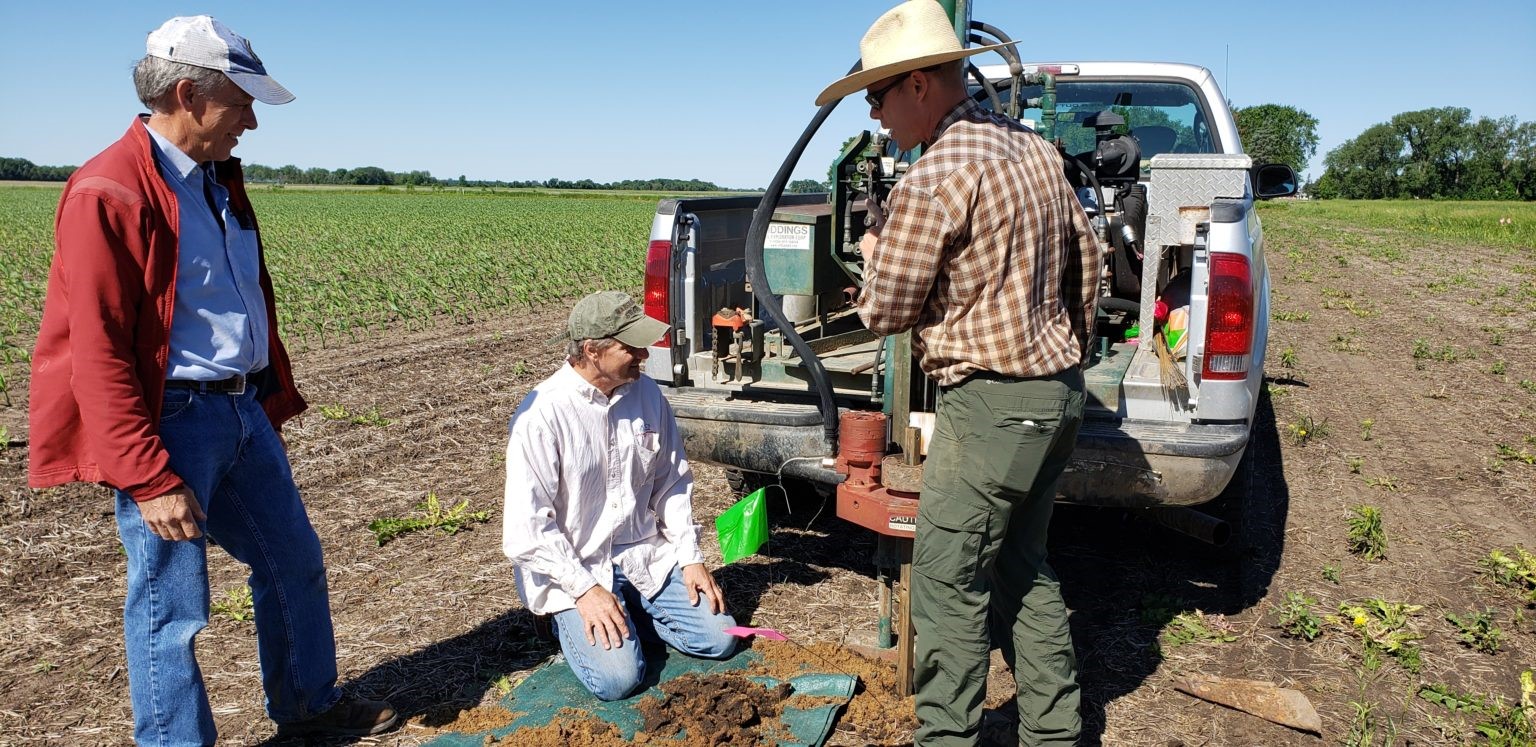 Members of the Mower County Soil Water Conservation District