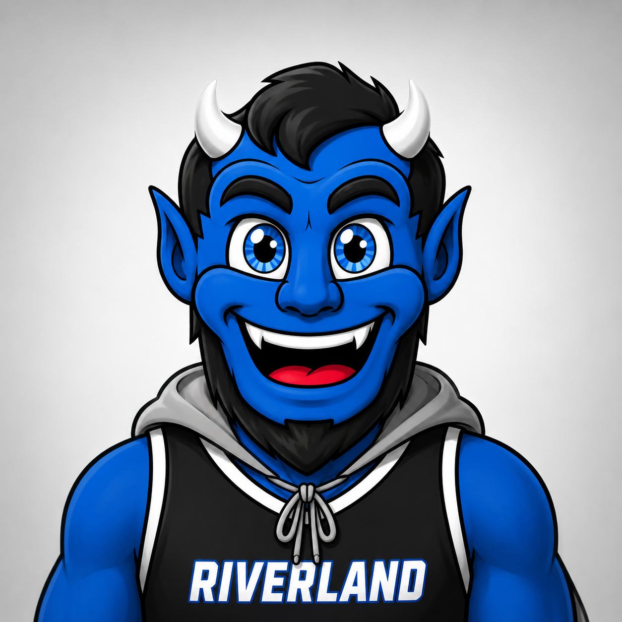 Profile image of Blaze, Riverland's Blue Devil mascot