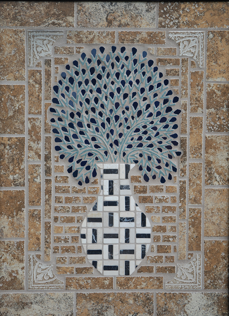 Tile mosaic artwork by Richard Campbell