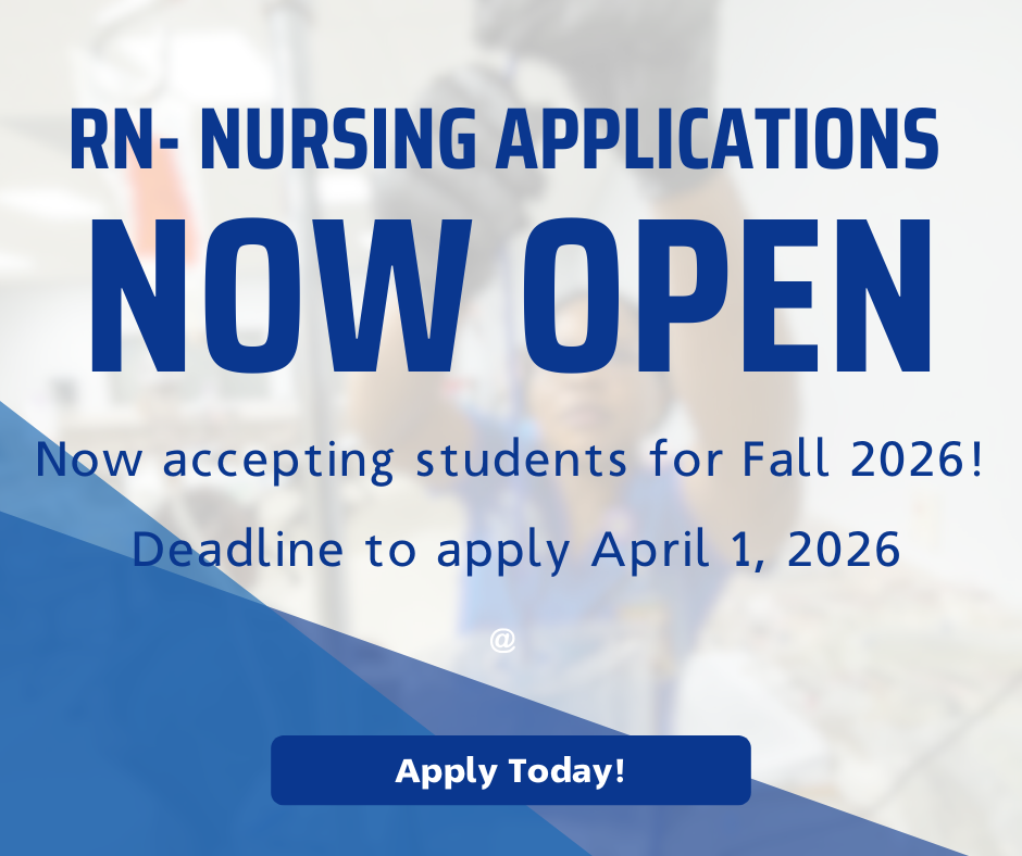 Graphic for nursing application is now open