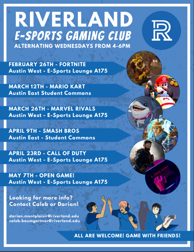 Schedule for E-sports
