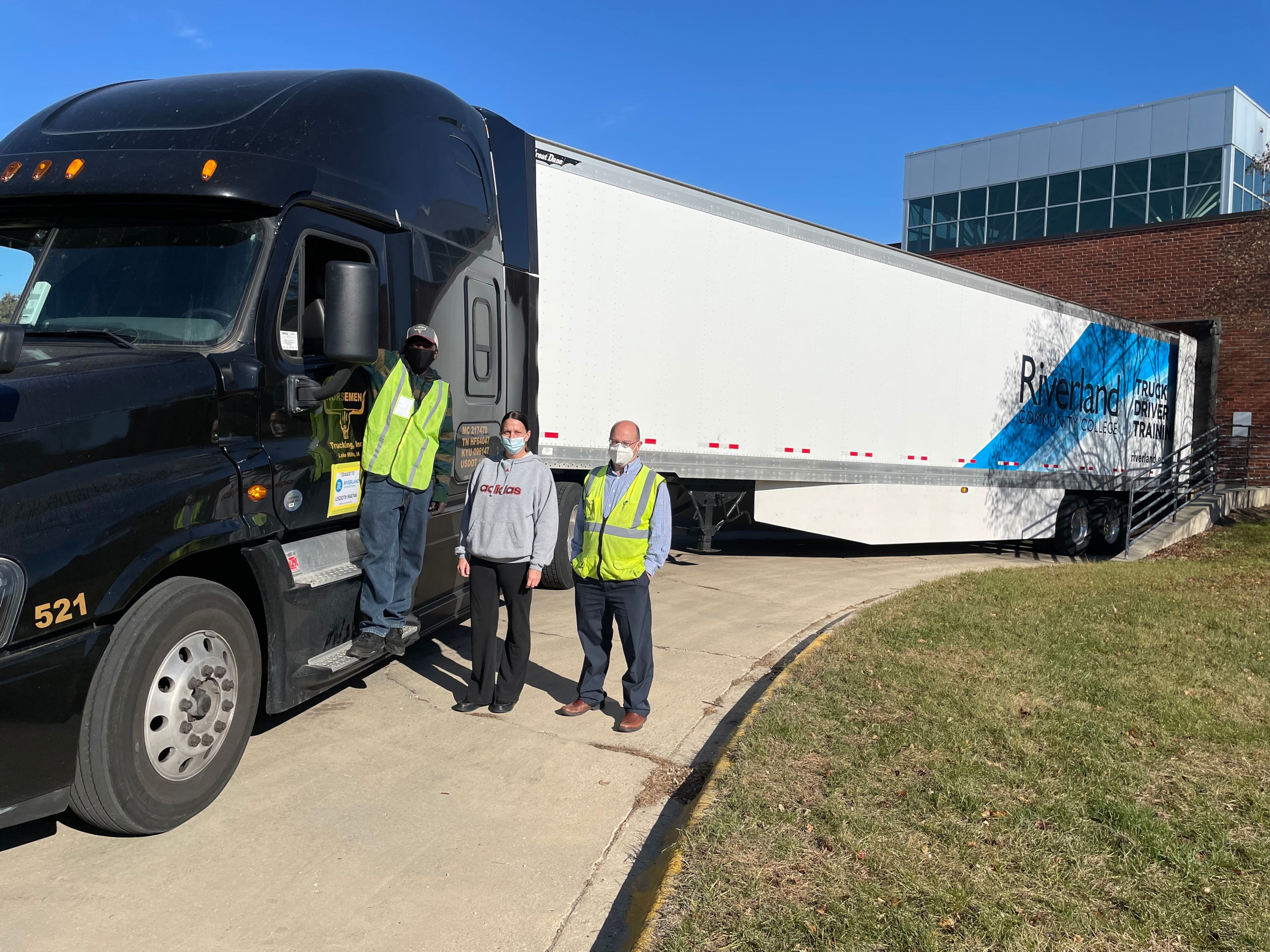 Truck ready to leave image